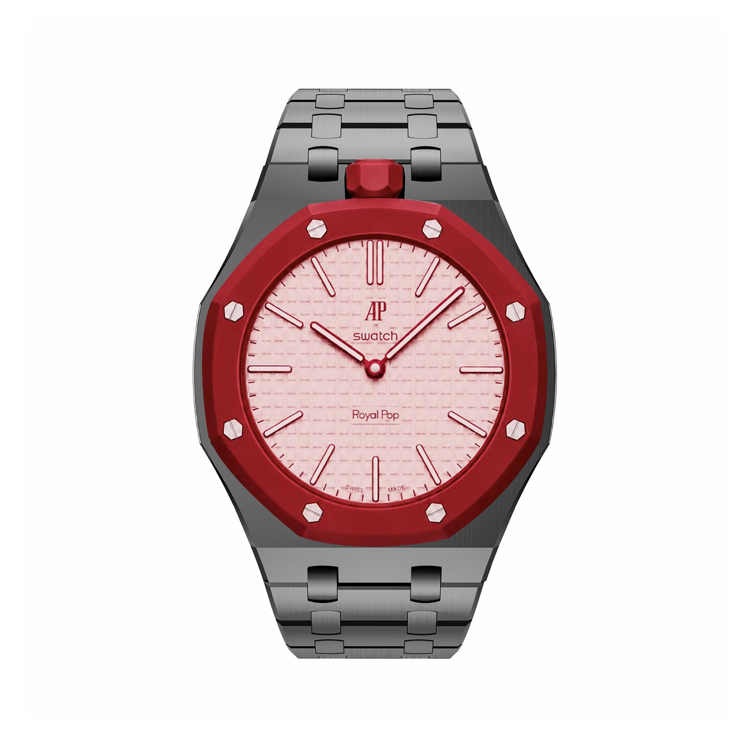 SwatchxAP Royal Pop Case-Strap Crown at 12