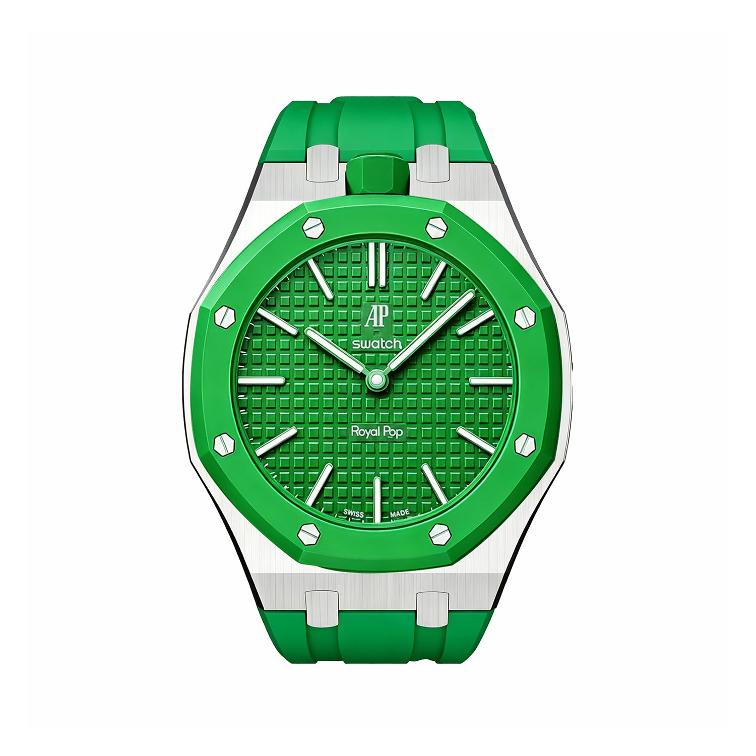 Green Eight Swatch x AP Royal Pop Case-Strap