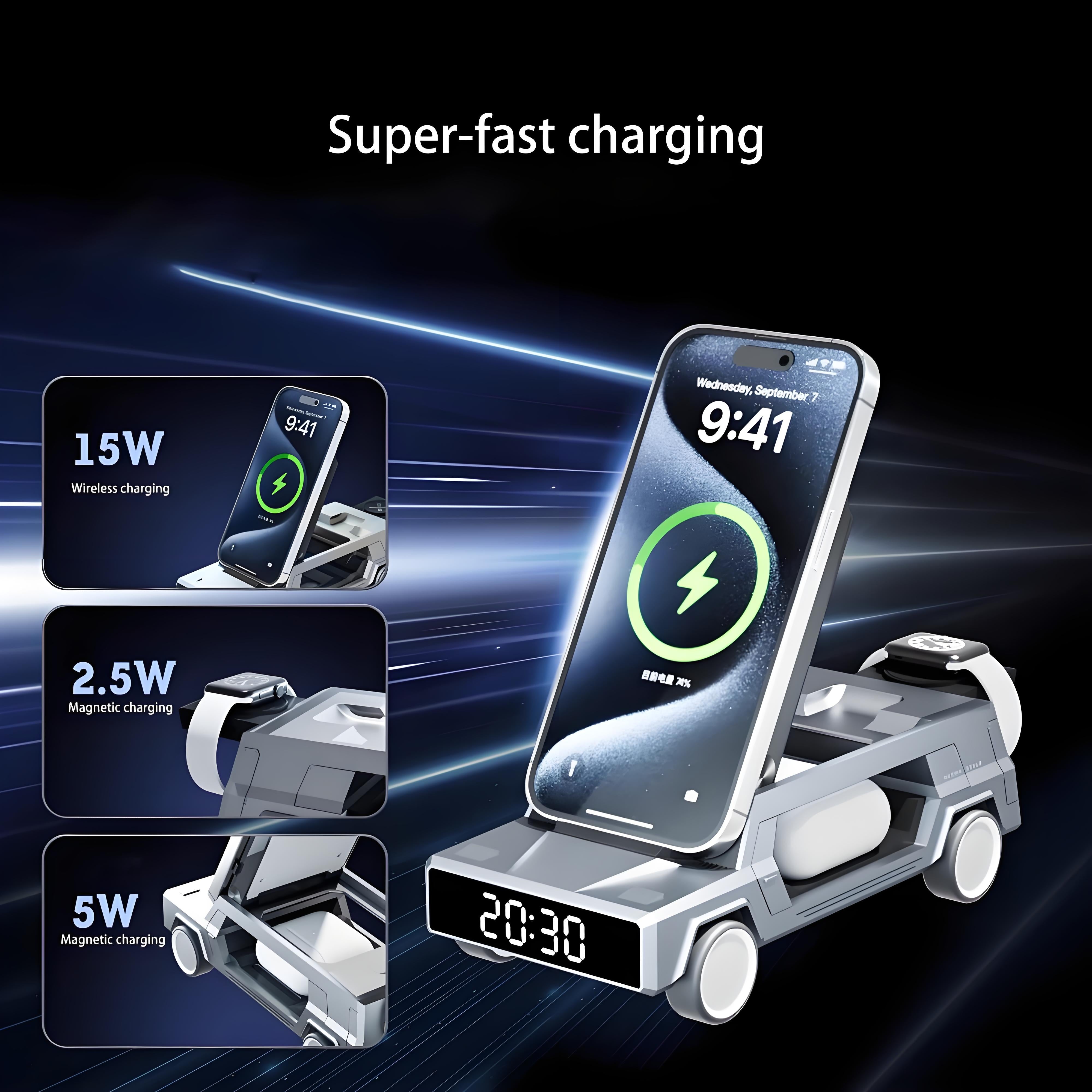 بيزييه - نموذج سيارة ثلاثة في واحد للشحن اللاسلكي