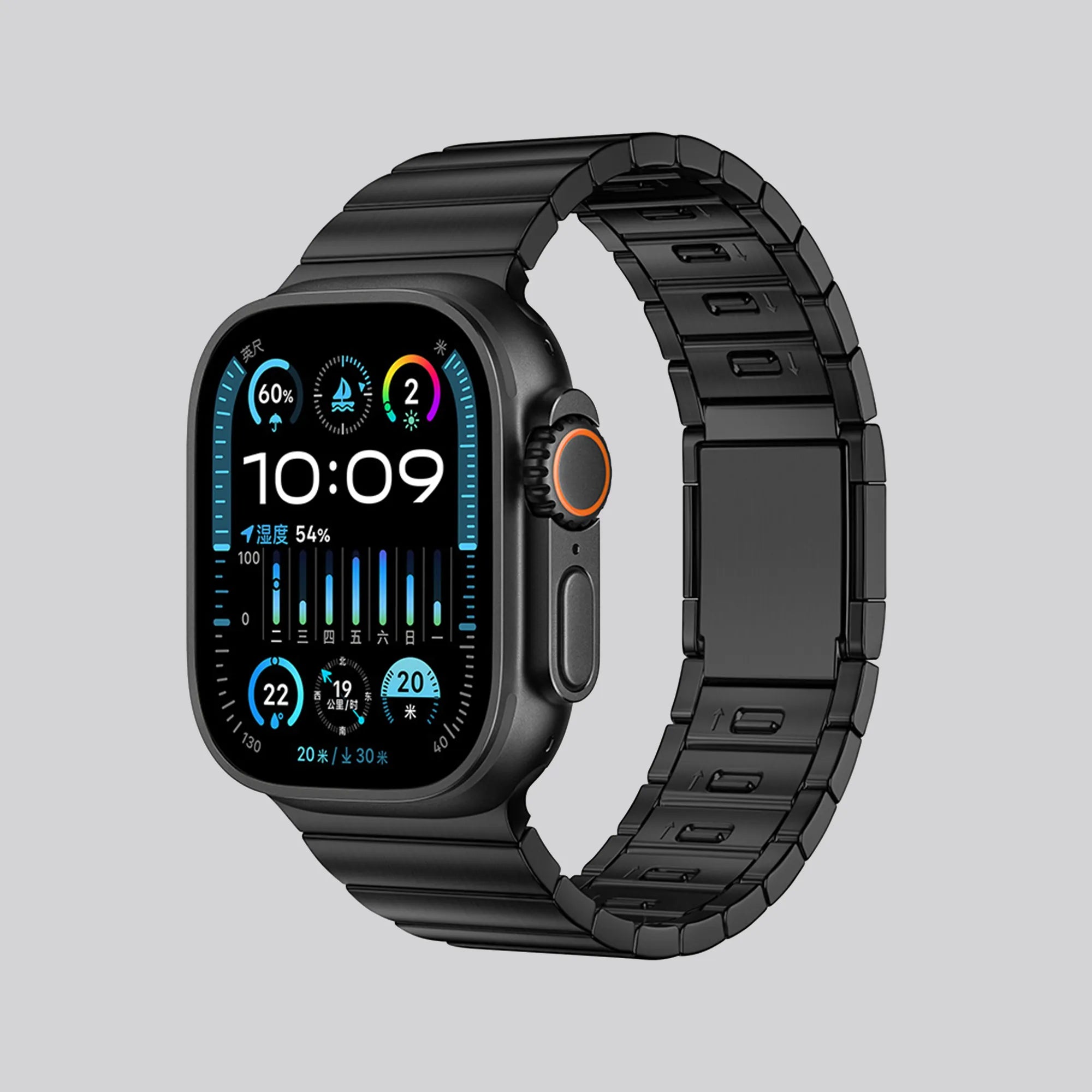 BEIZIYE Stainless steel chain-type magnetic suction watch strap