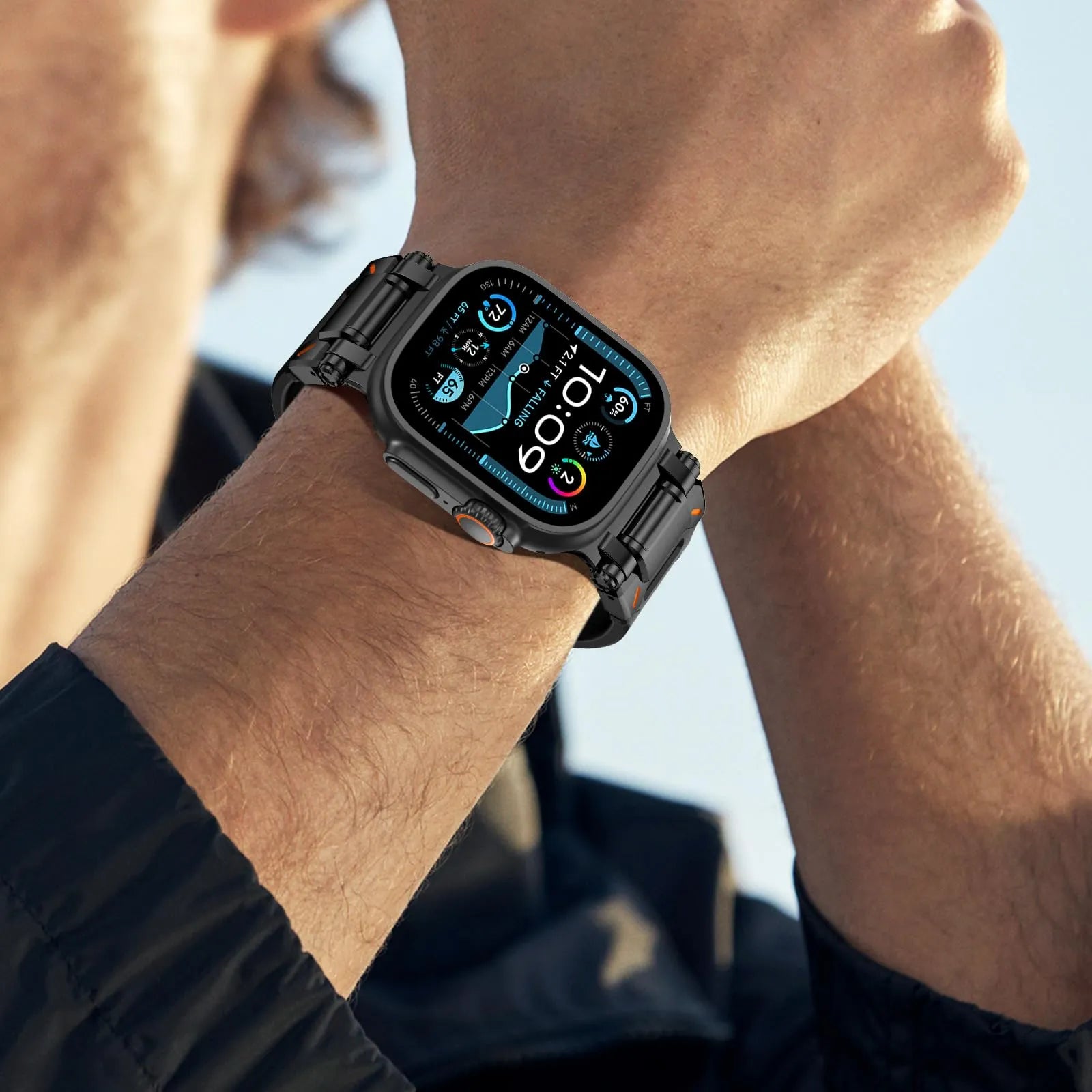 BEIZIYE Motion silicone watch strap