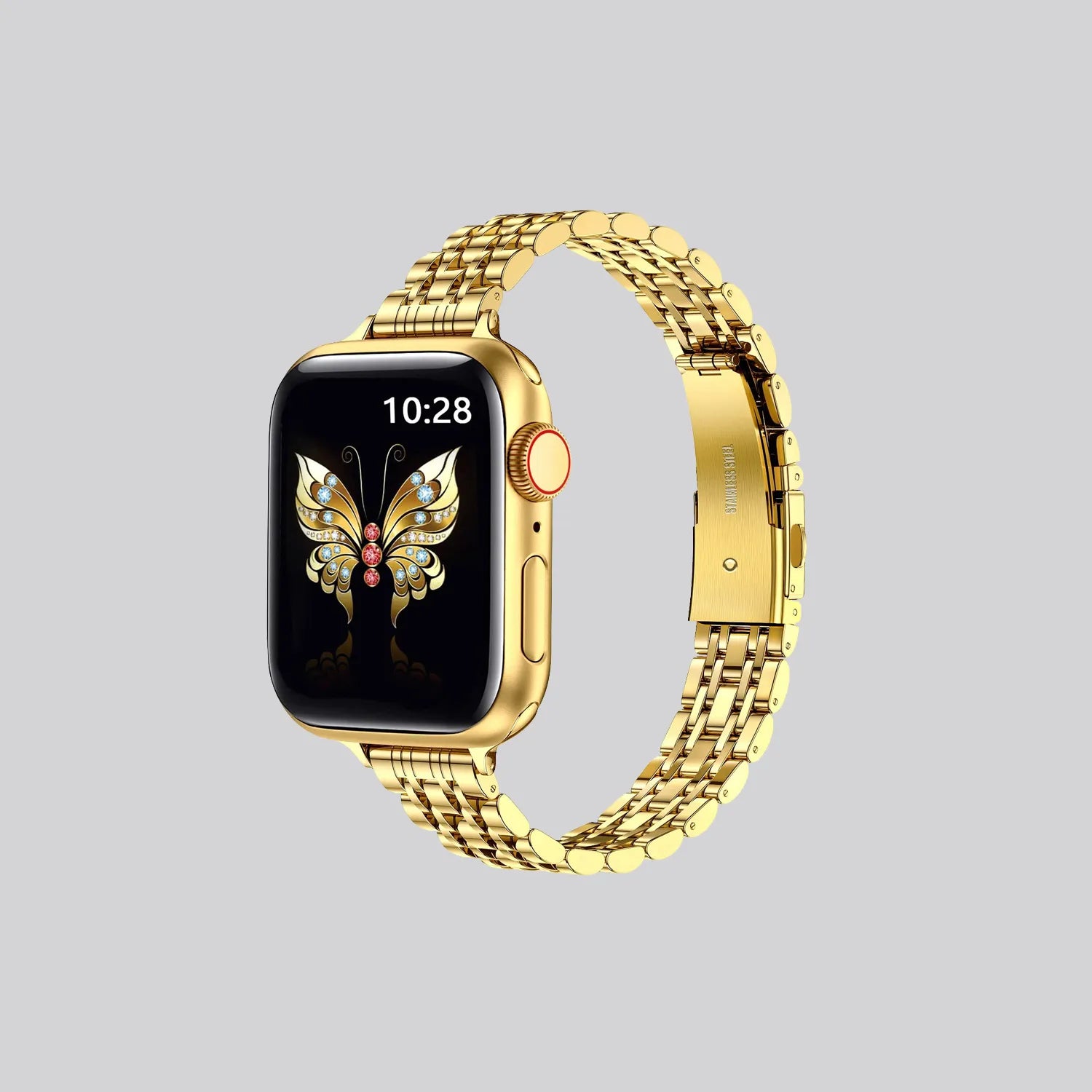 BEIZIYE Ultra-thin metal watch band