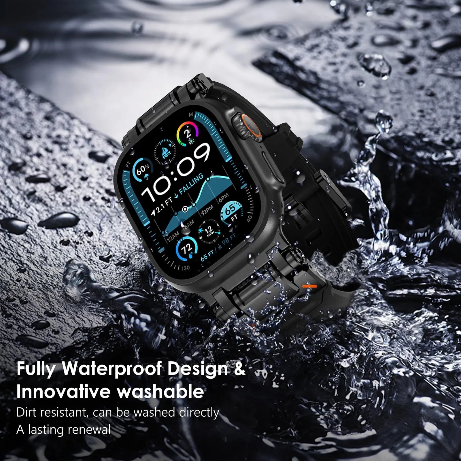 BEIZIYE Motion silicone watch strap