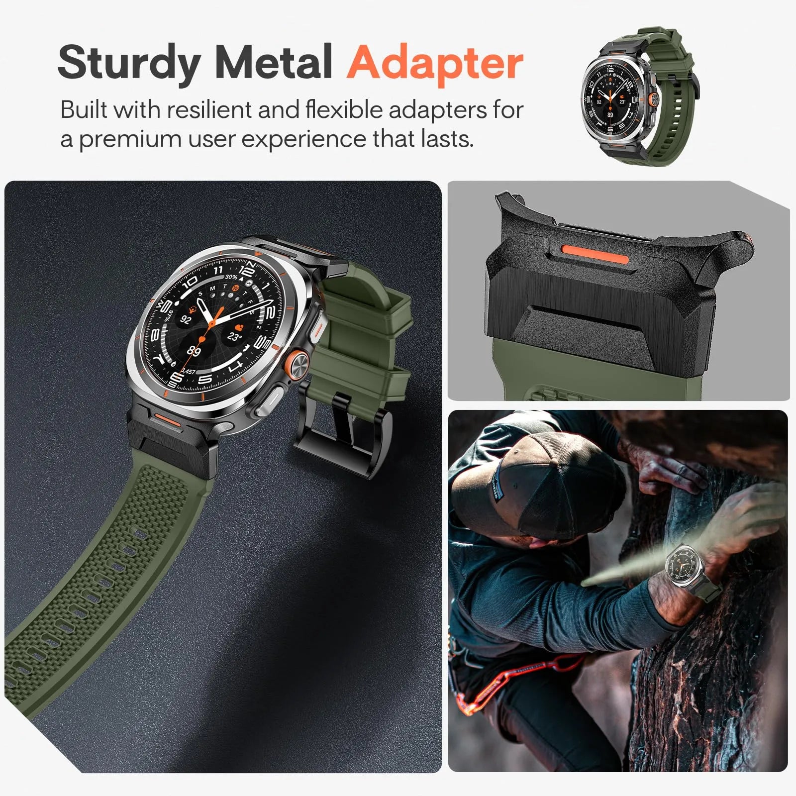 BEIZIYE Special rubber watch strap