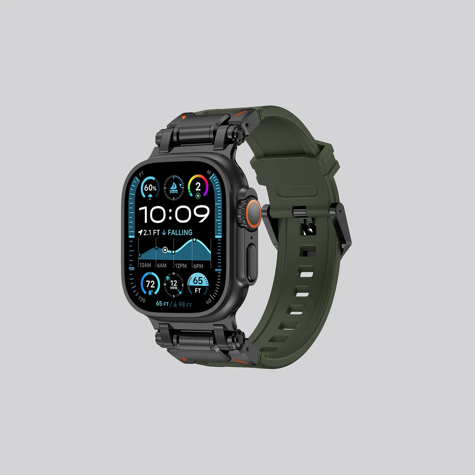 BEIZIYE Motion silicone watch strap