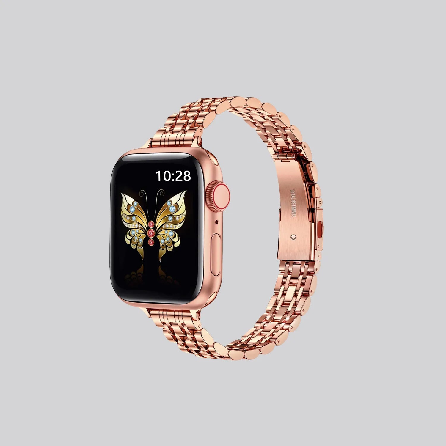 BEIZIYE Ultra-thin metal watch band