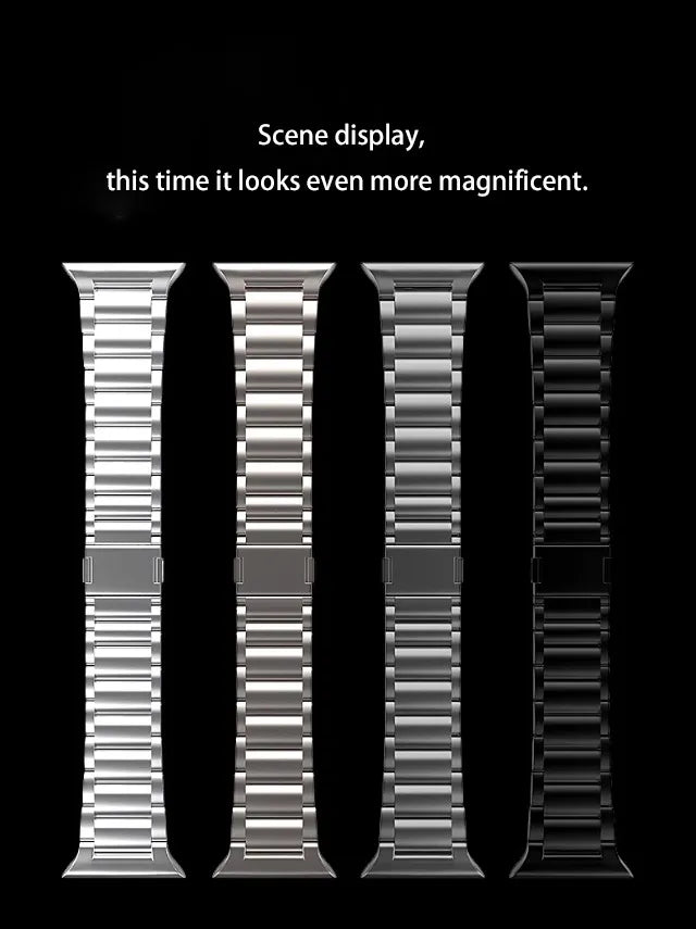 BEIZIYE Titanium metal watchband