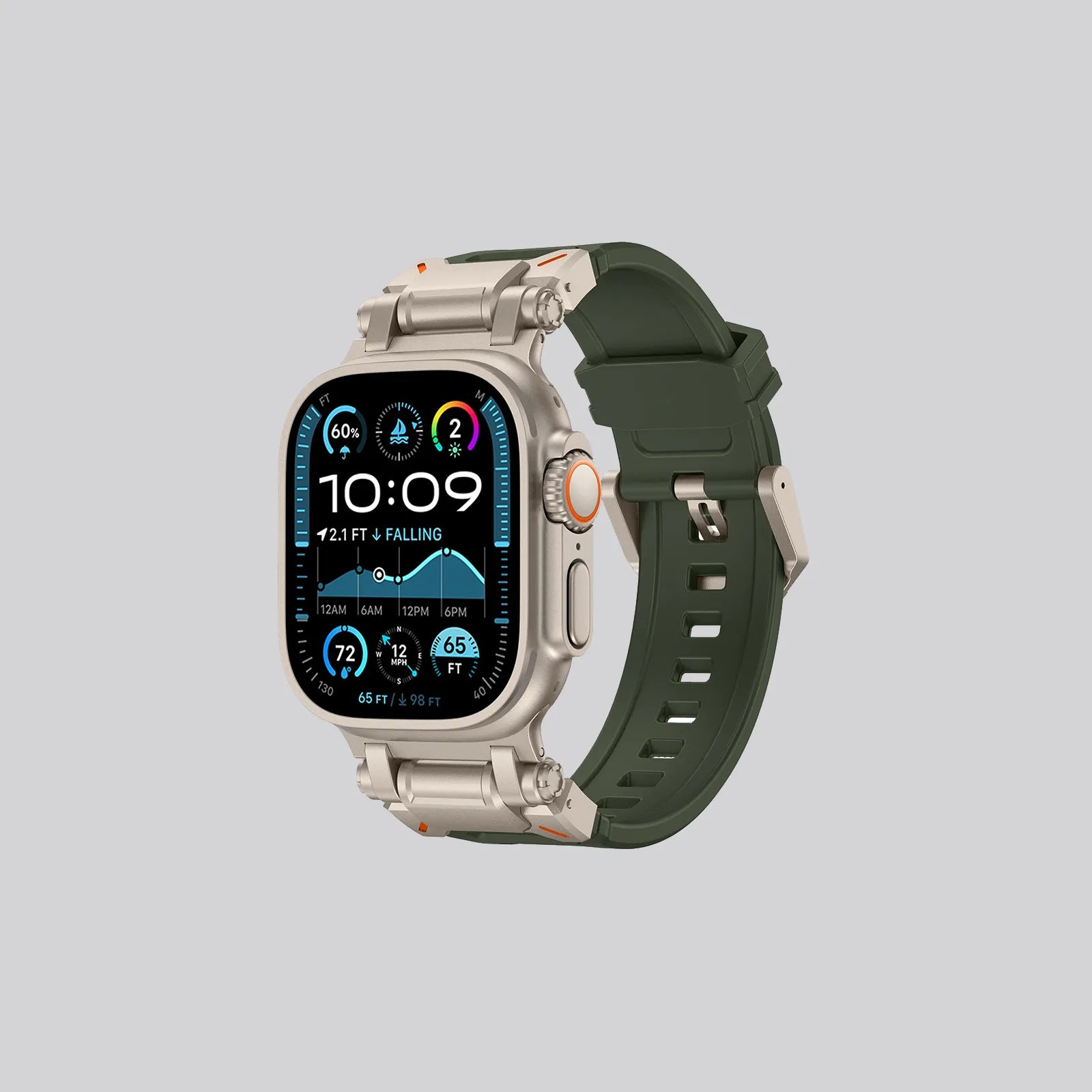BEIZIYE Motion silicone watch strap