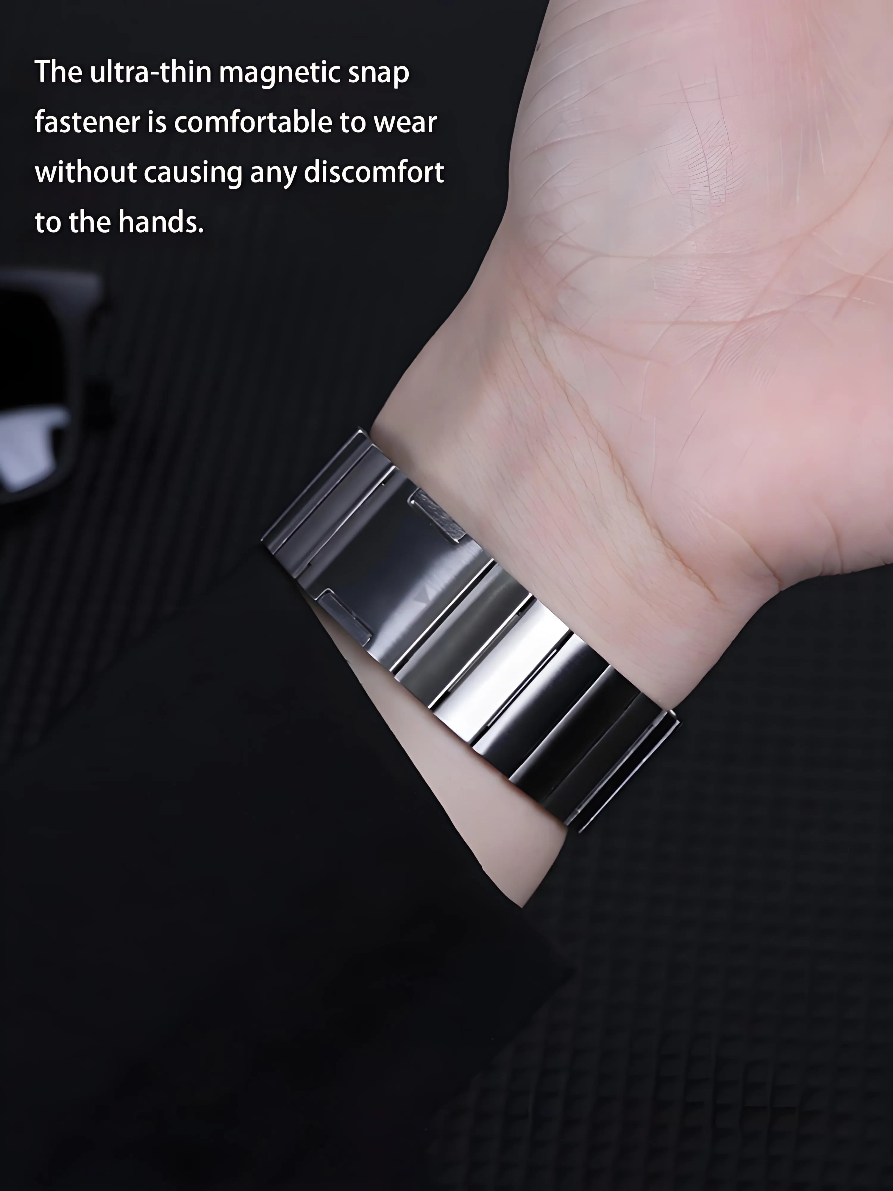 BEIZIYE Stainless steel chain-type magnetic suction watch strap