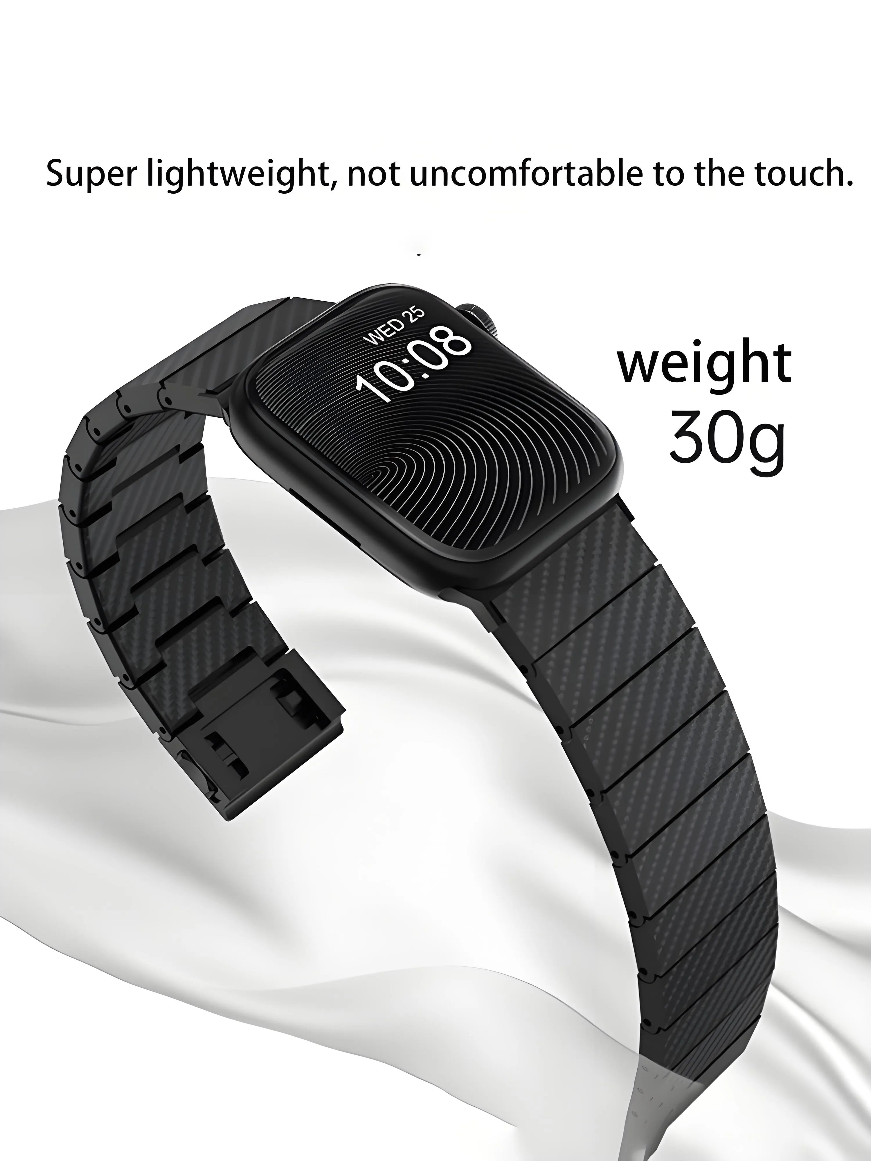Pulseira de material de fibra de carbono BEIZIYE