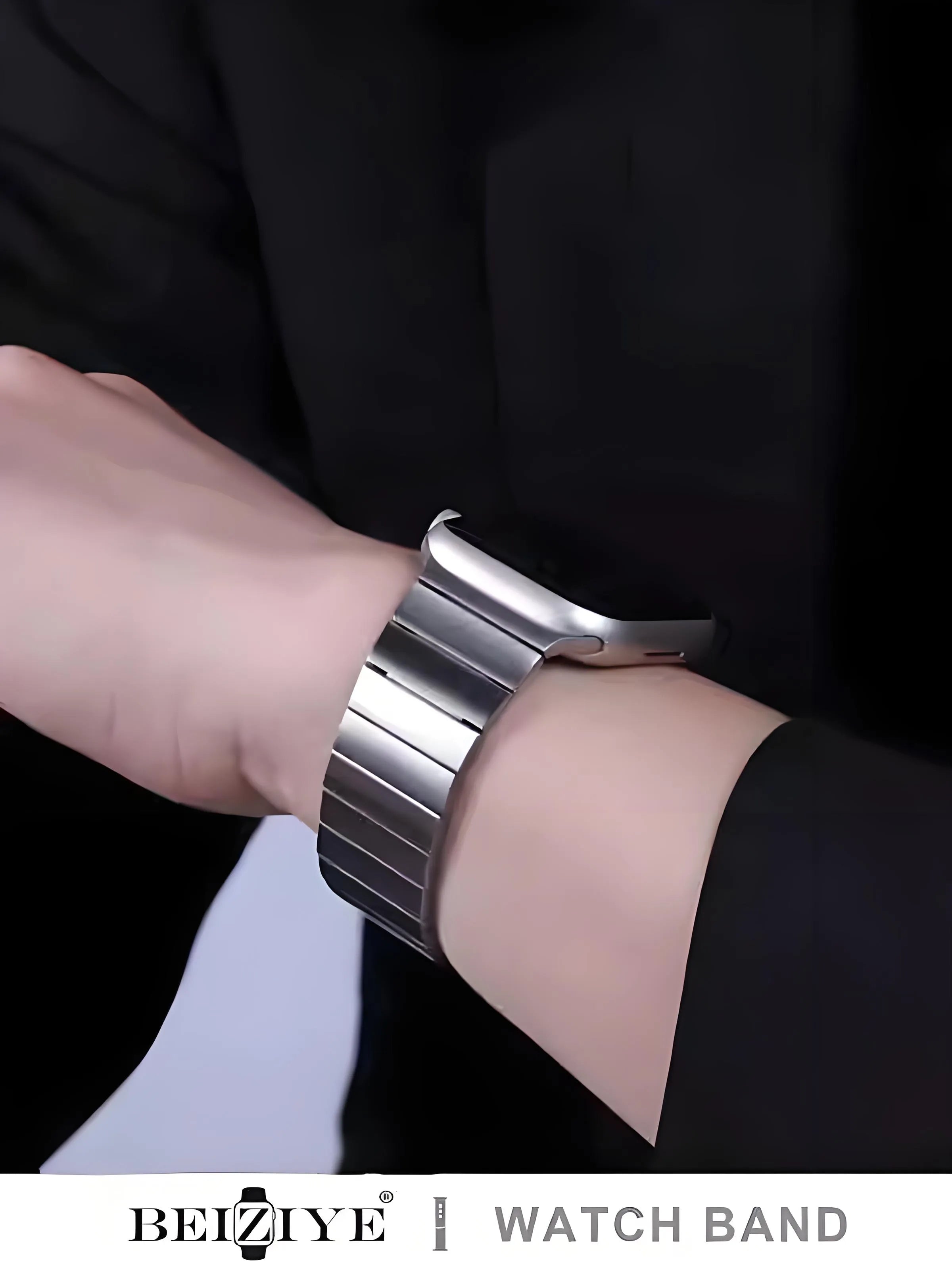 BEIZIYE Stainless steel chain-type magnetic suction watch strap