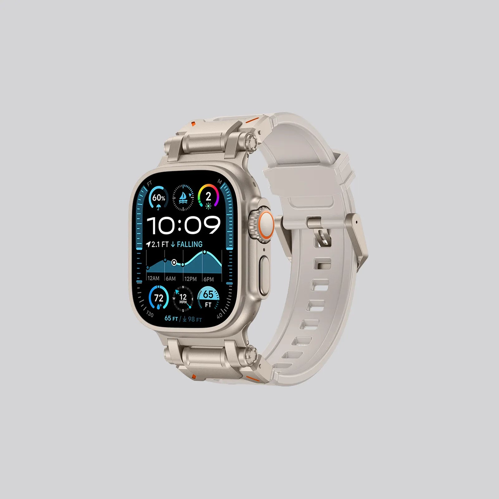 BEIZIYE Motion silicone watch strap