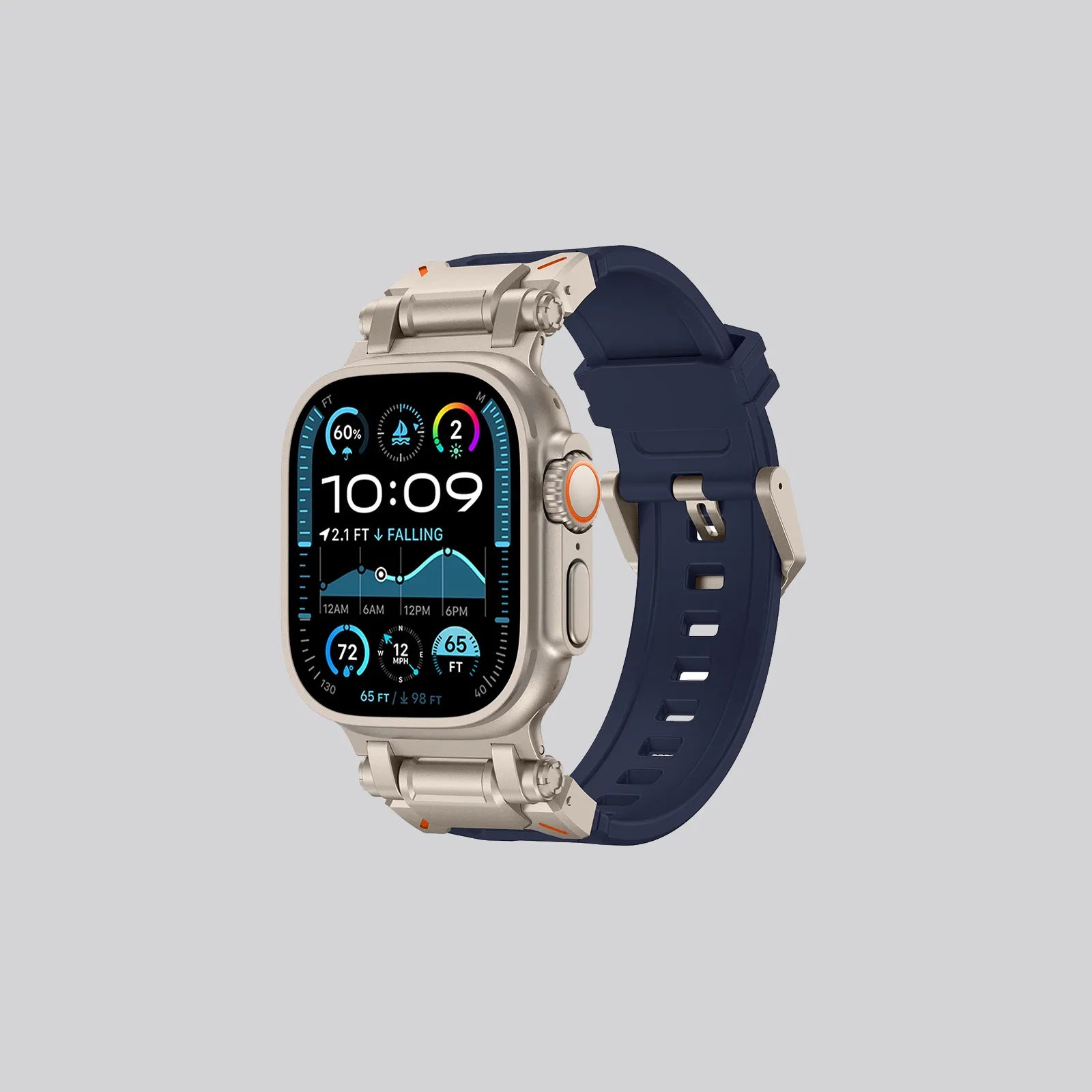 BEIZIYE Motion silicone watch strap