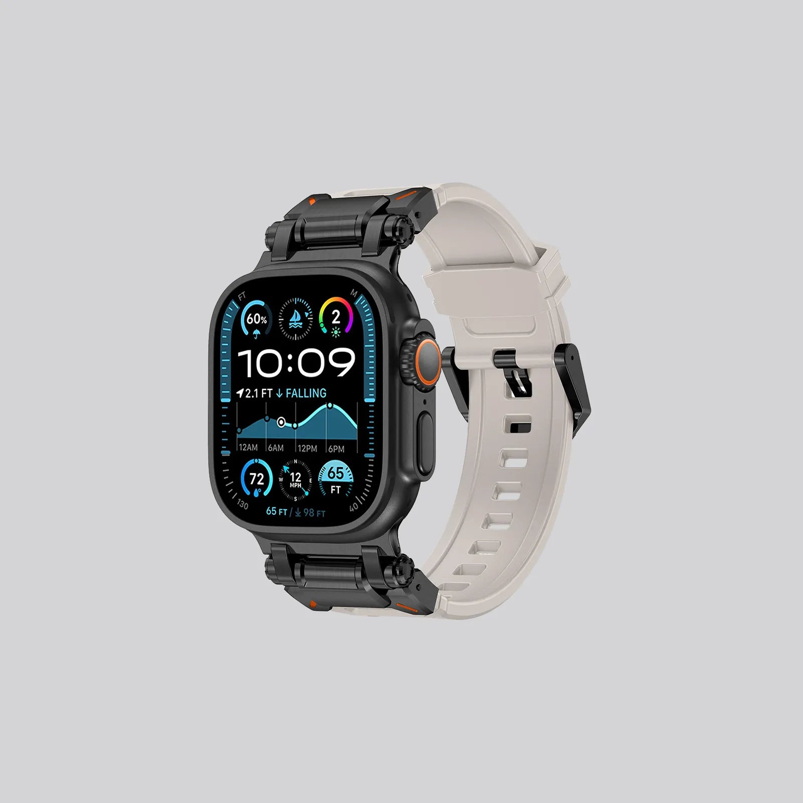 BEIZIYE Motion silicone watch strap