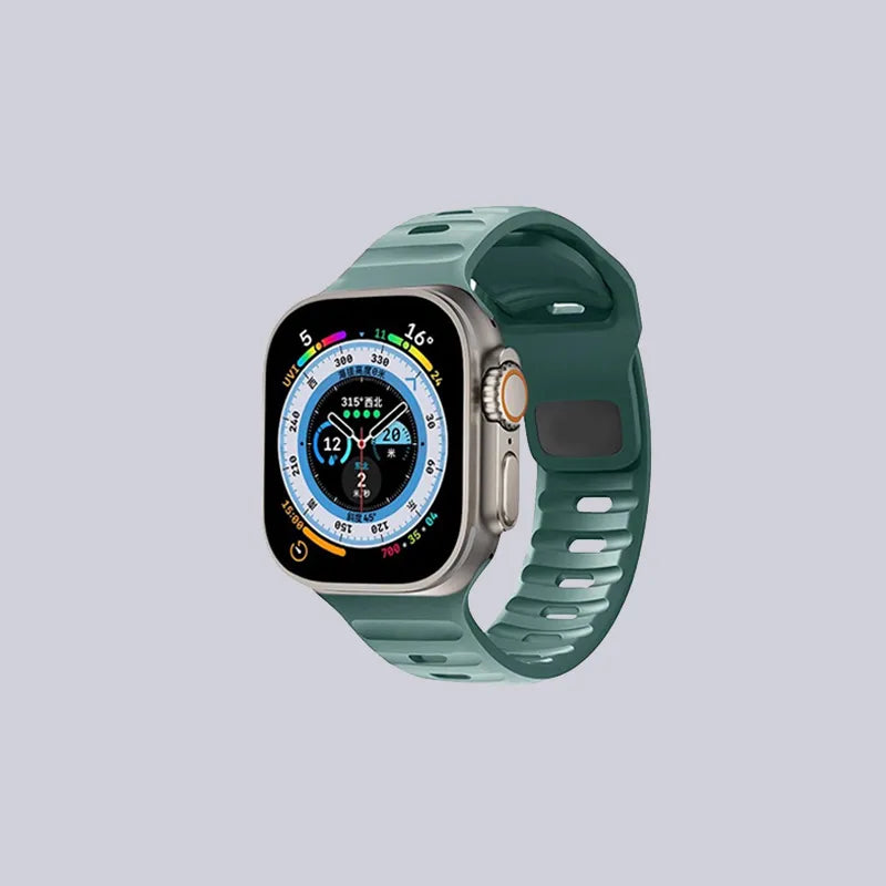 BEIZIYE PG T buckle silicone watch strap