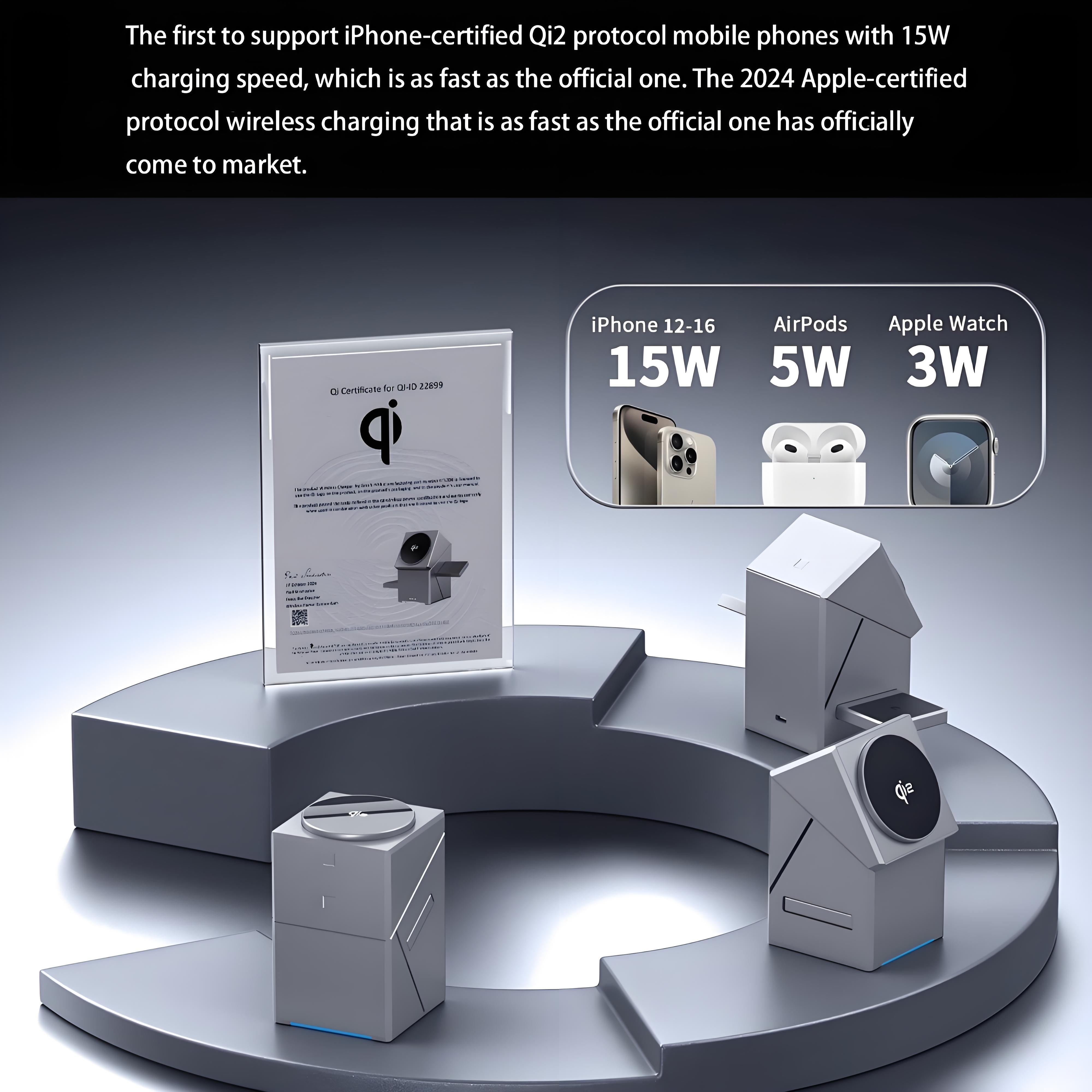 🔥HOST SALES 49% OFF🔥 3 in 1 Wireless Fast Charger