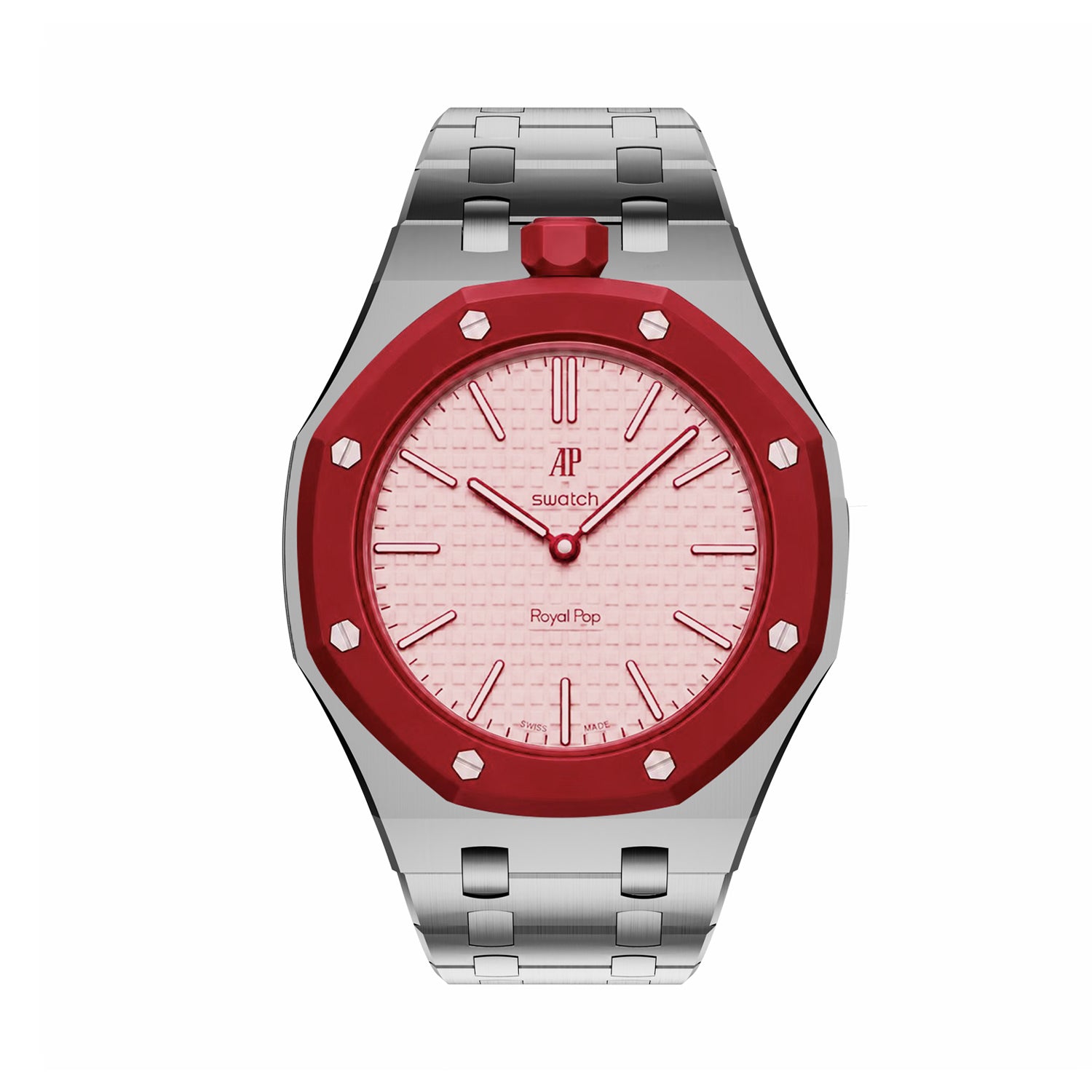 SwatchxAP Royal Pop Case-Strap  Crown at 12