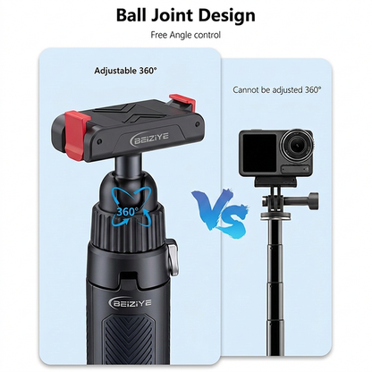 Osmo Action Tripod Stand with Magnetic Quick Release, Extension Rod Mini 360 Selfie Stick for DJI Osmo 360 Action 5 Pro 4 3 Accessories