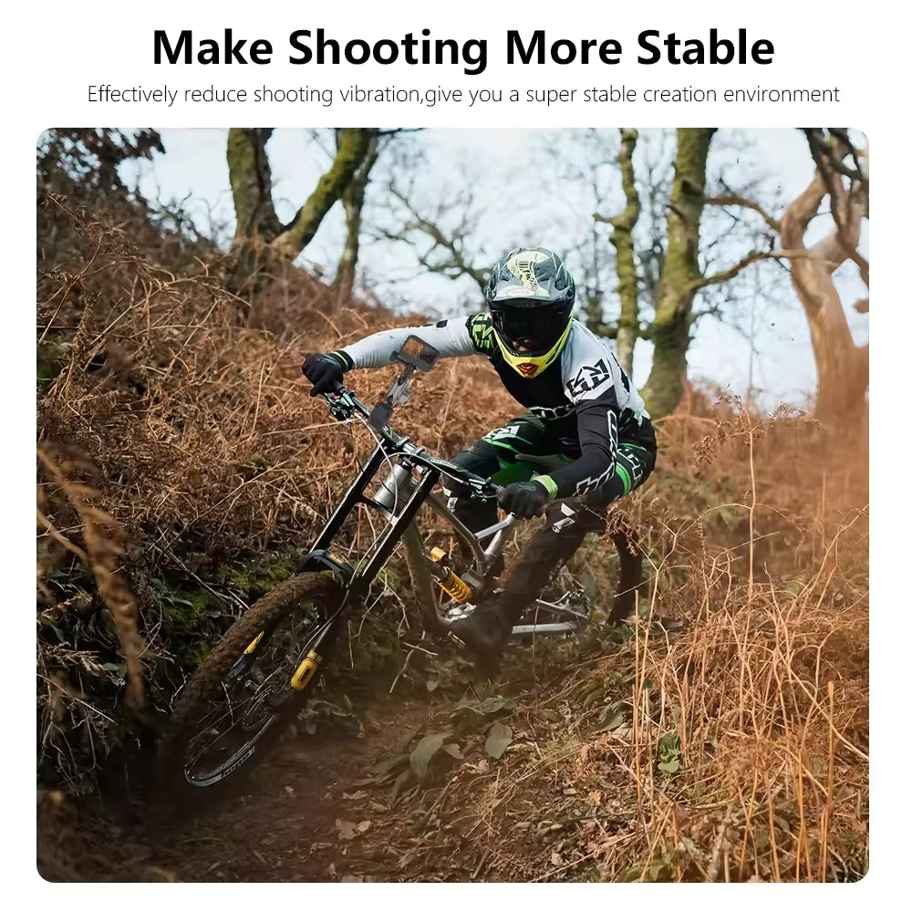 Adjustable Clamp Bicycle Clip Action Cameras Accessories Go Pro for Insta360 Quick Release Motorcycle Handlebar Mount for Go Pro