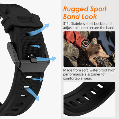 BEIZIYE Motion silicone watch strap