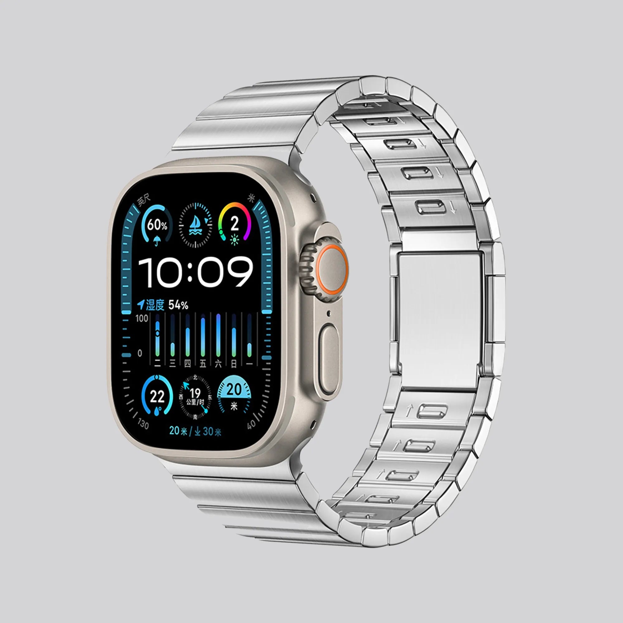 BEIZIYE Stainless steel chain-type magnetic suction watch strap