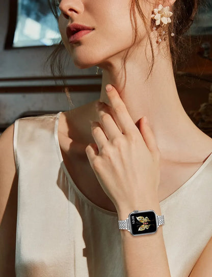 BEIZIYE Ultra-thin metal watch band