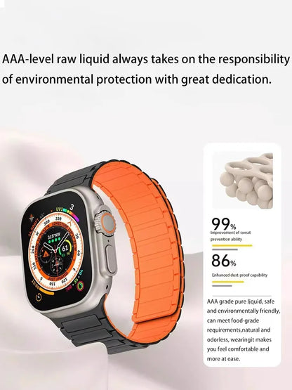 Pulseira de relógio de borracha de silicone líquido BEIZIYE 
