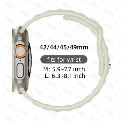 BEIZIYE PG T buckle silicone watch strap