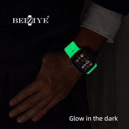 BEIZIYE PG T buckle silicone watch strap